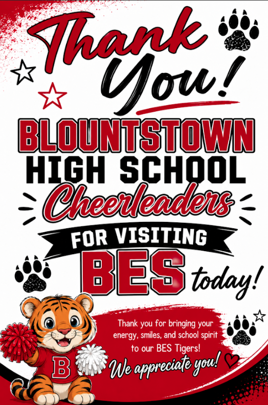 Thank You-BHS Cheerleaders!!!