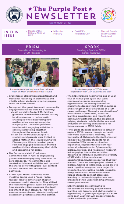 The Purple Post Newsletter: Summer 2026