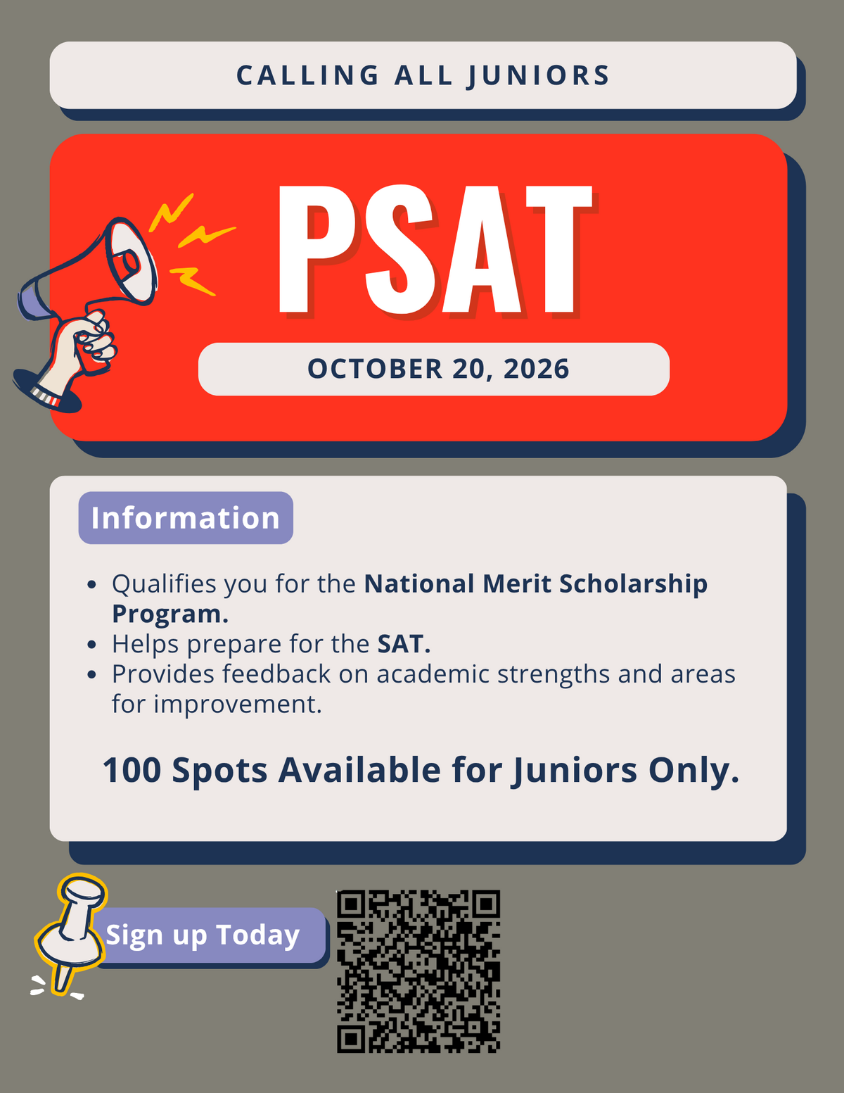 PSAT - Sign Ups