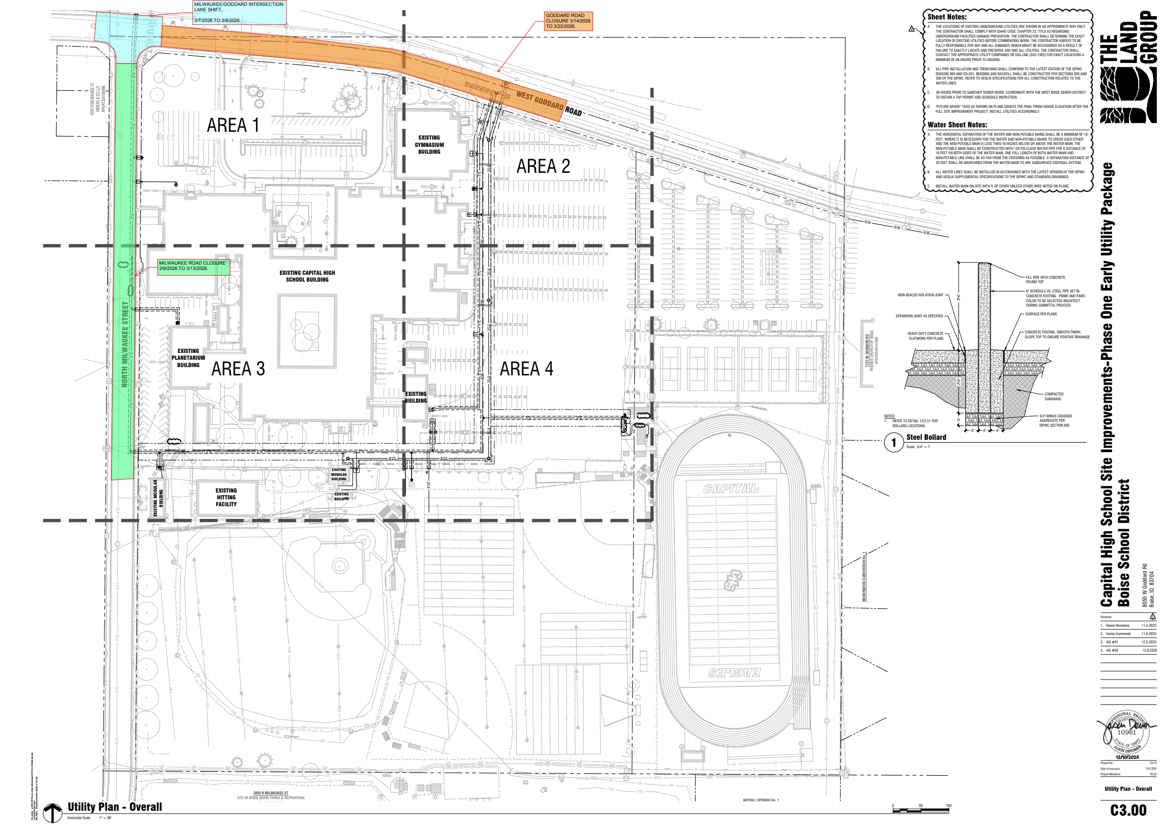 🚧 Traffic Advisory for Families & Staff – Upcoming Road Closures