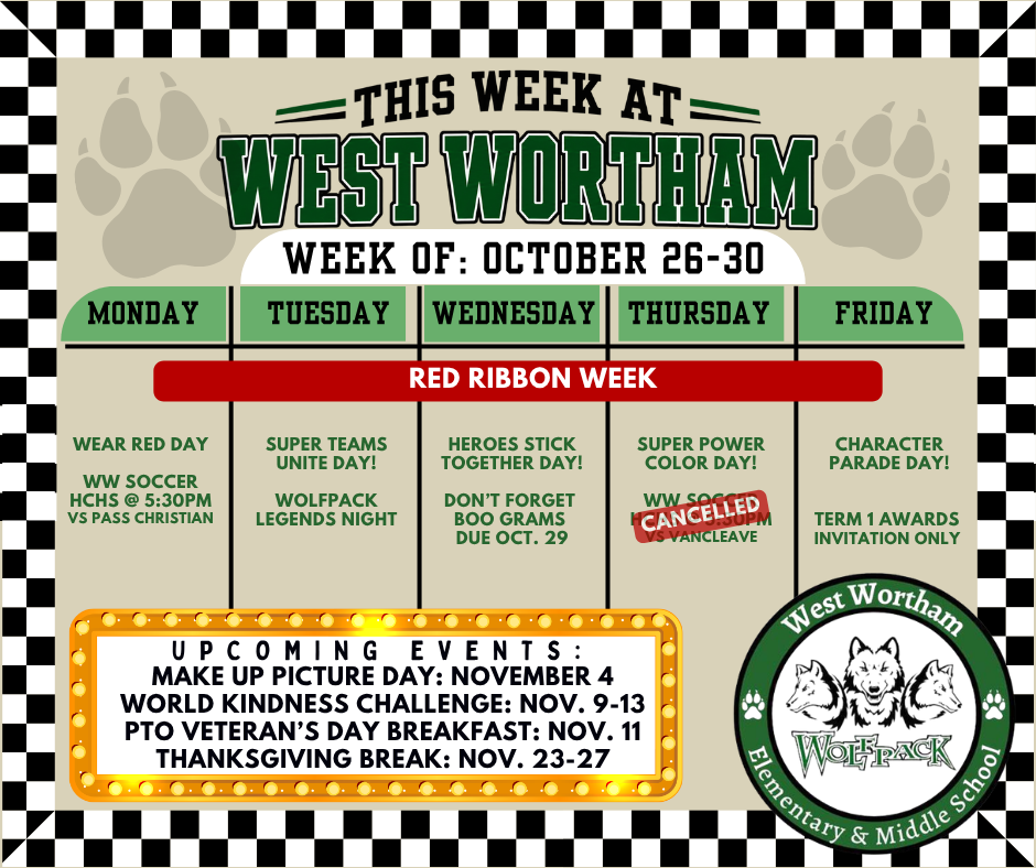 This Week at West Wortham