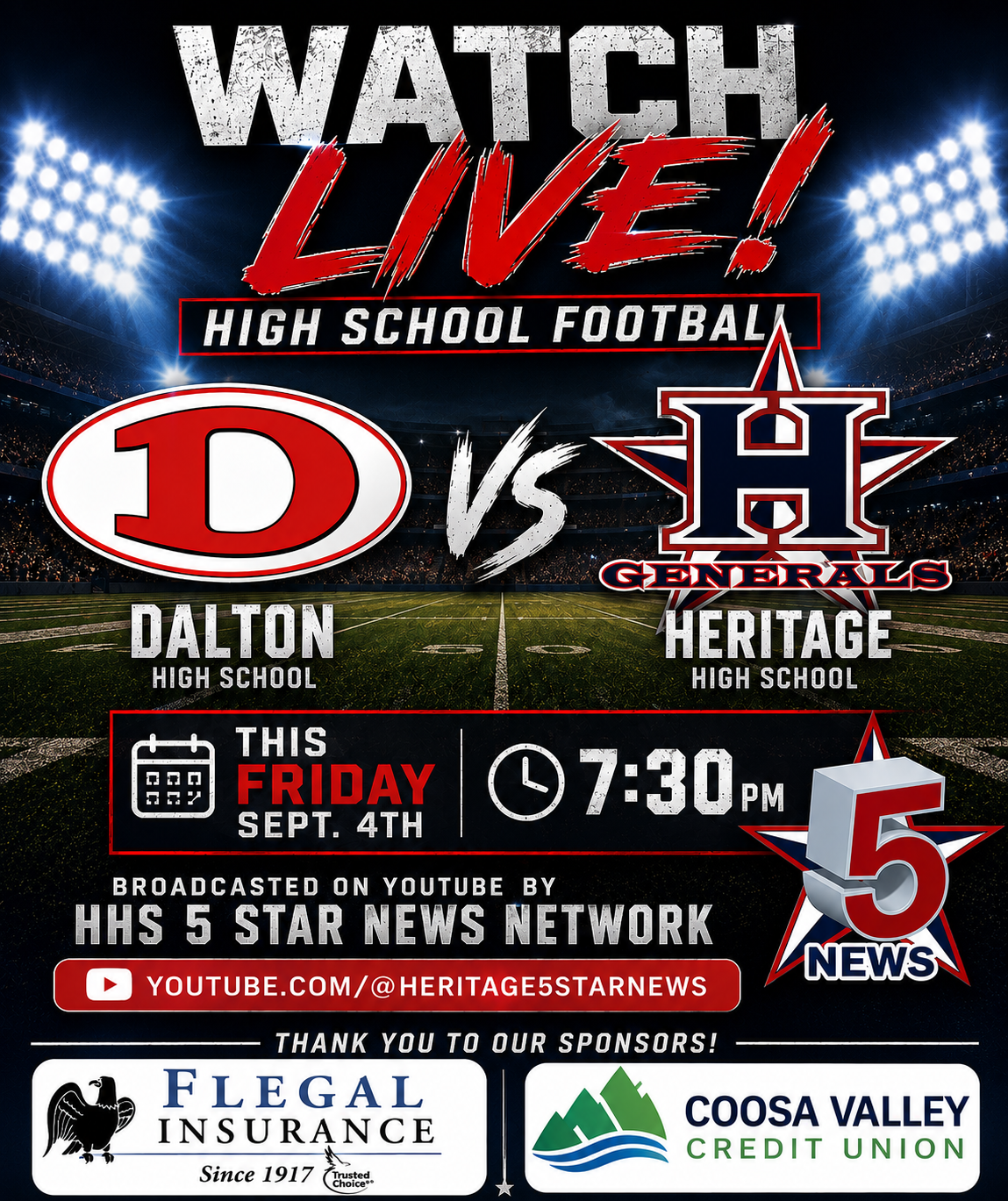 HHS Friday Night Football Broadcast