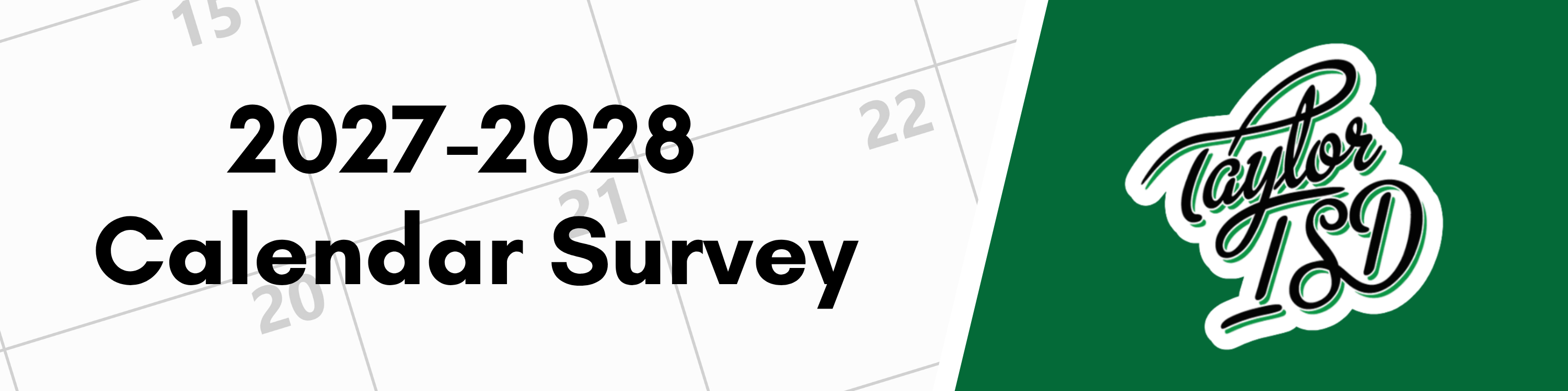 Share Your Feedback for the 2027-2028 TISD School Calendar 