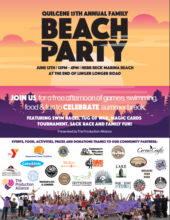 Community Event - Quilcene 15th Annual Family Beach Party