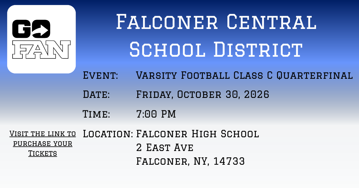 GoFan Ticket Information - Varsity Football
