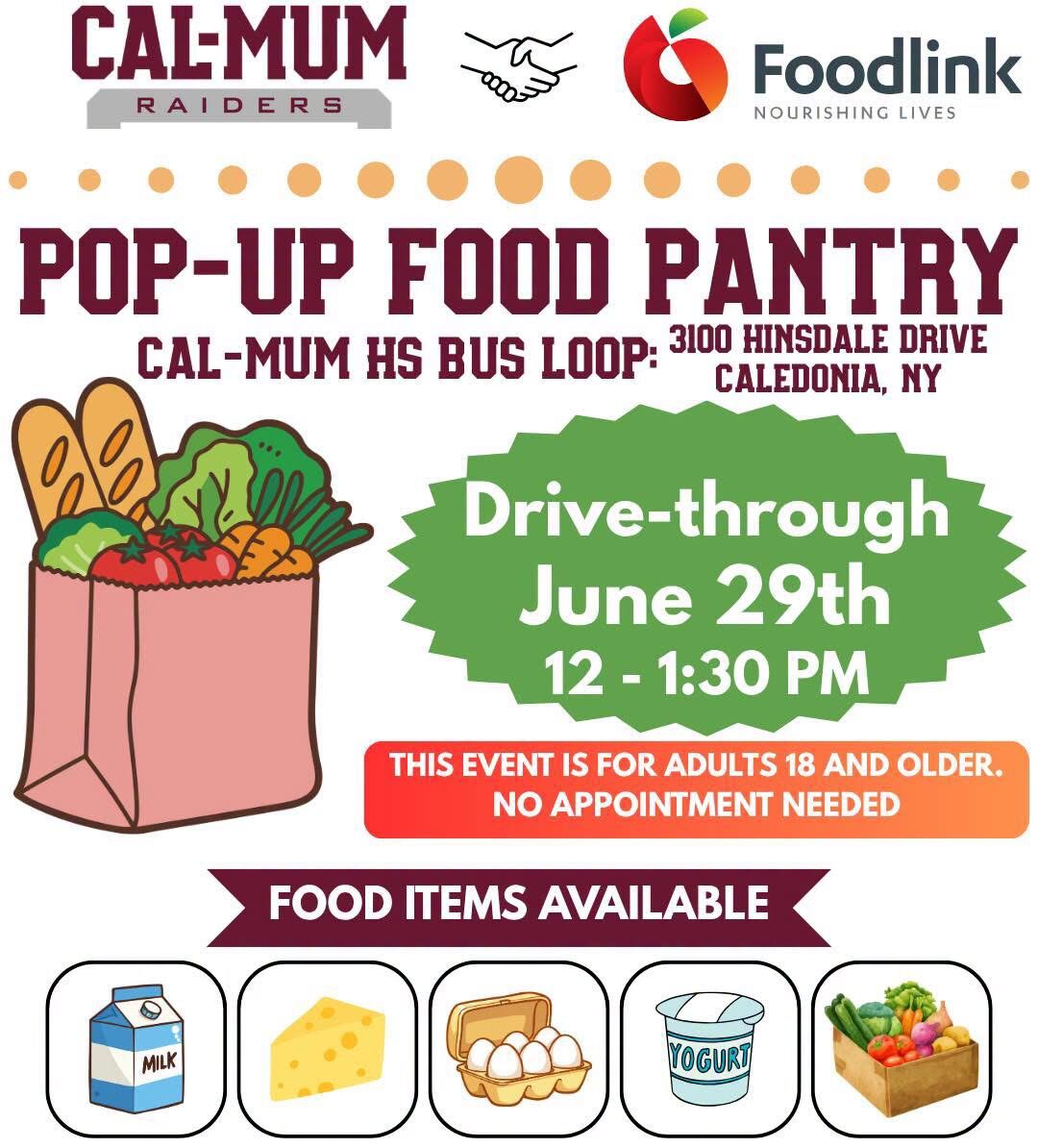 Cal-Mum Pop-Up Food Pantry