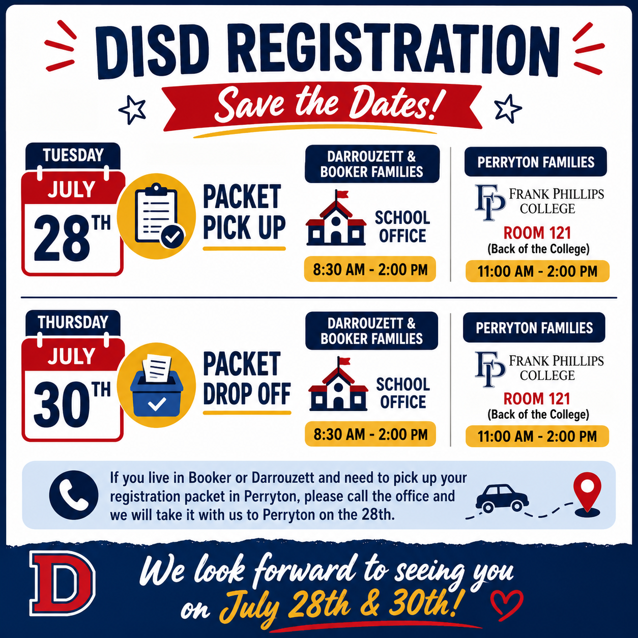 2026-2027 Registration Dates