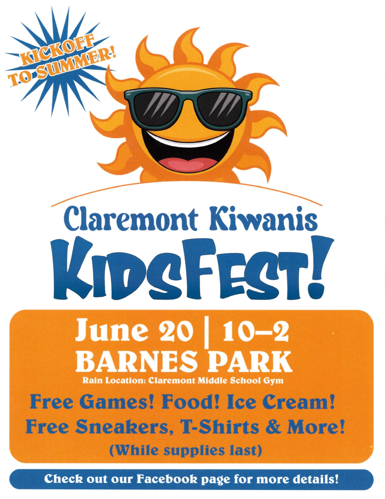 Claremont Kiwanis Kids Fest 