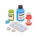 A group of pills and bottlesDescription automatically generated with low confidence