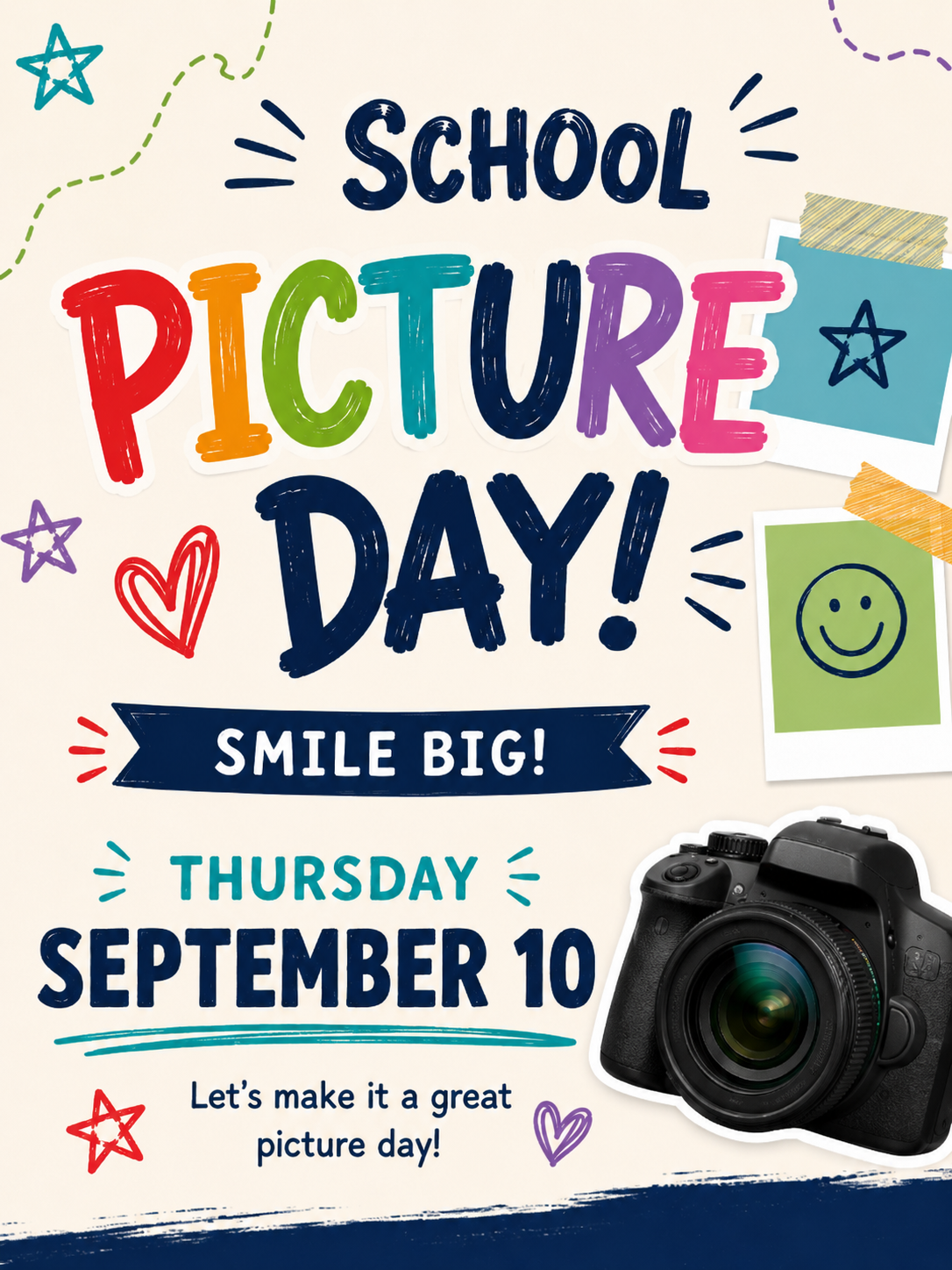 School Picture Day coming soon! 