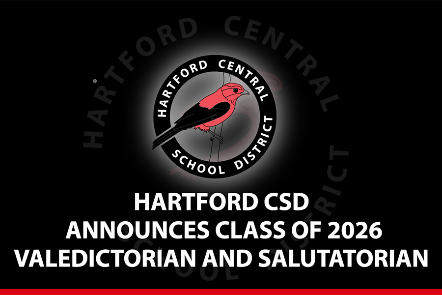 Hartford Central School District Announces Class of 2026 Valedictorian and Salutatorian