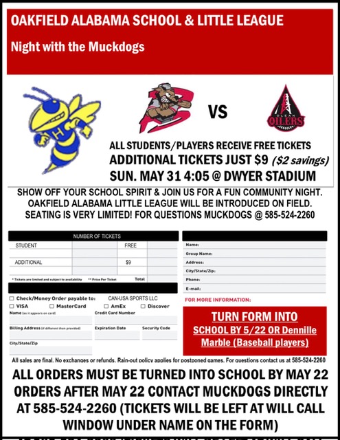 OA at the Muckdogs