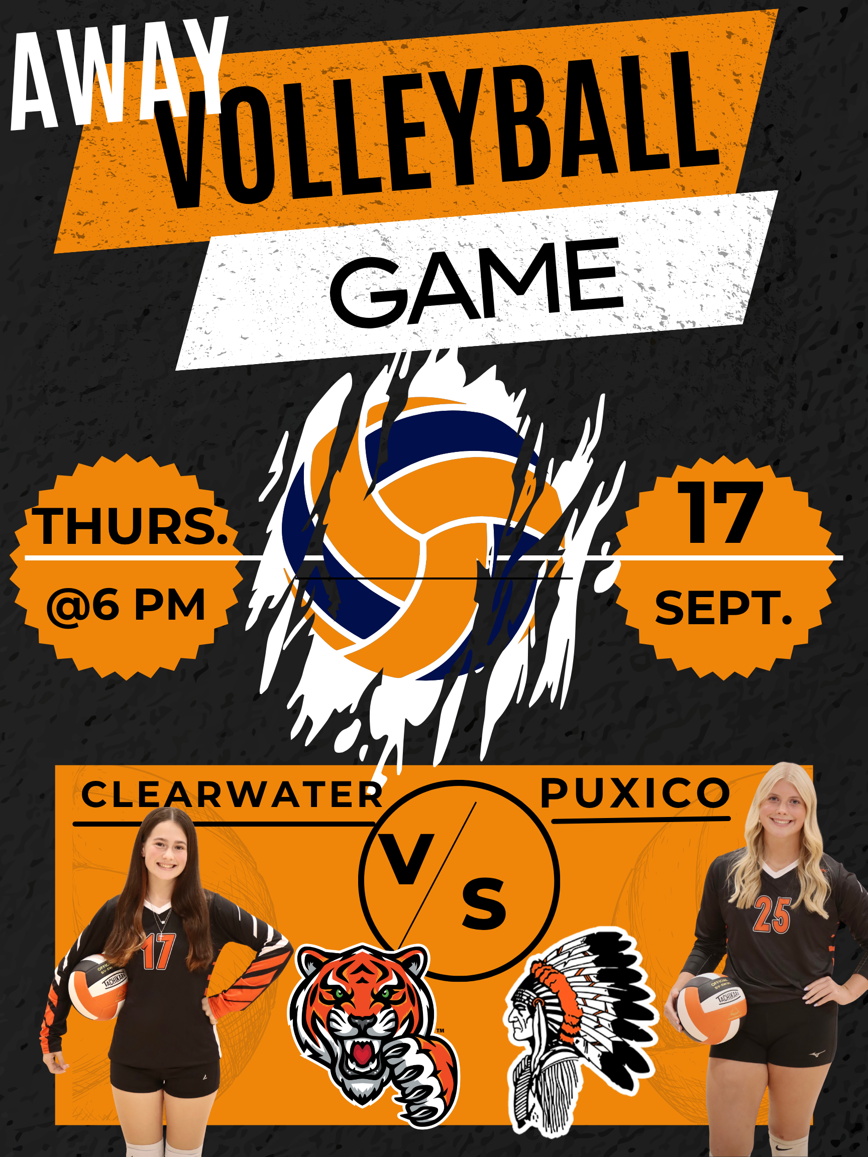 Volleyball Game @ Puxico-9/17/26