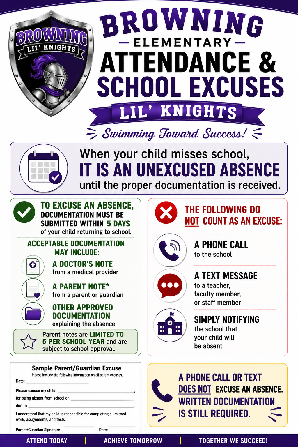 Attendance and Excuses
