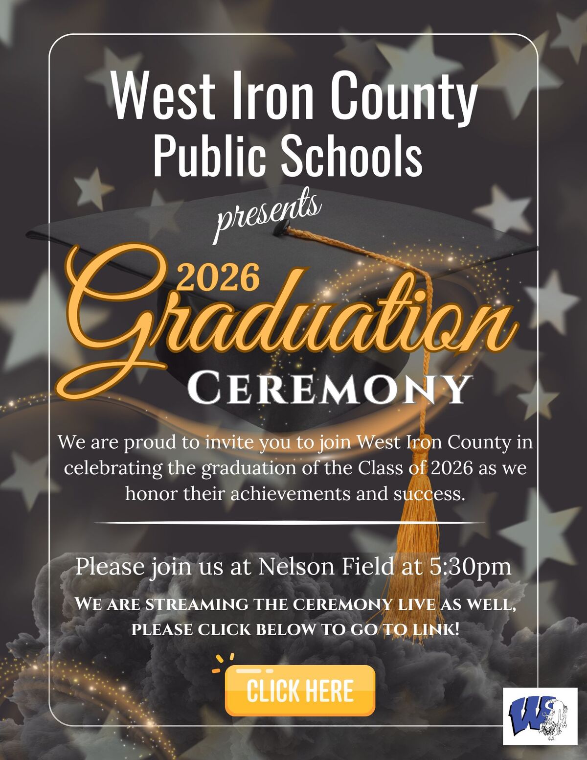 Graduation Ceremony 5:30pm TONIGHT!