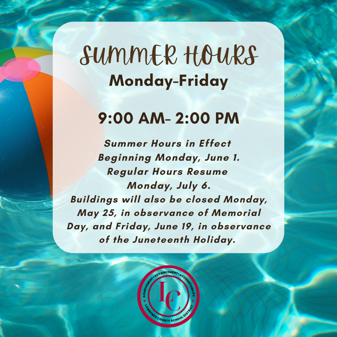 Updated: Summer Office Hours
