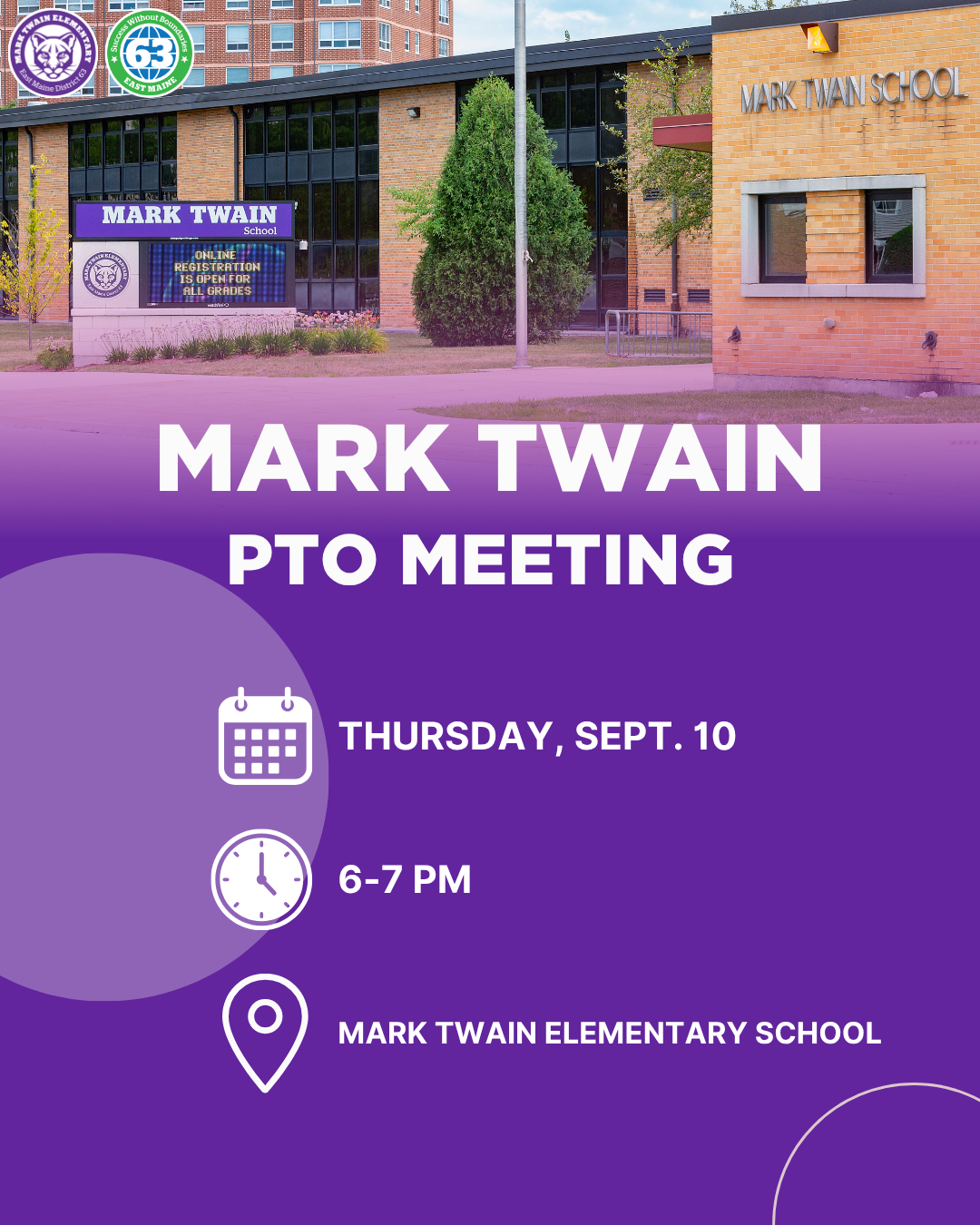 PTO Meeting on September 10