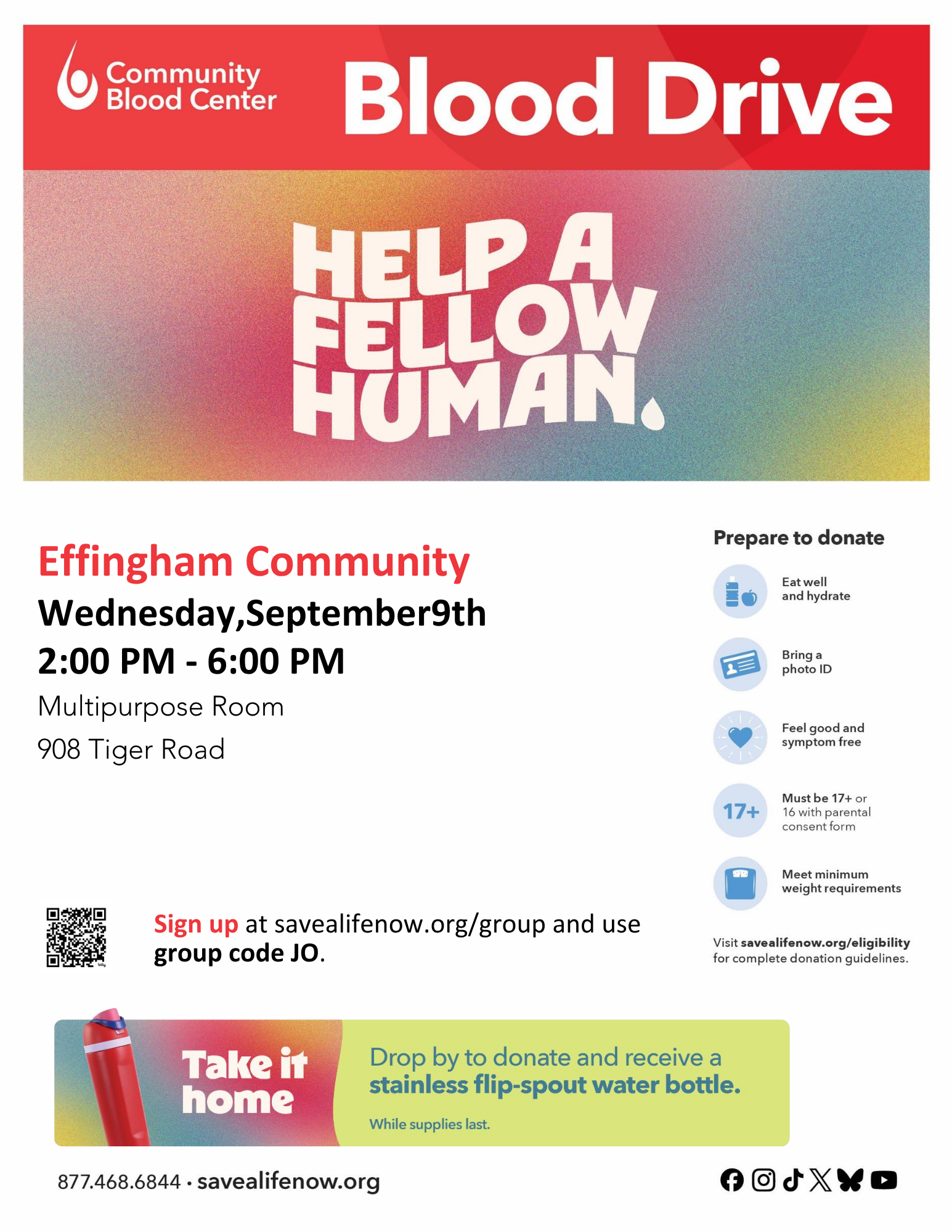 Community Blood Drive
