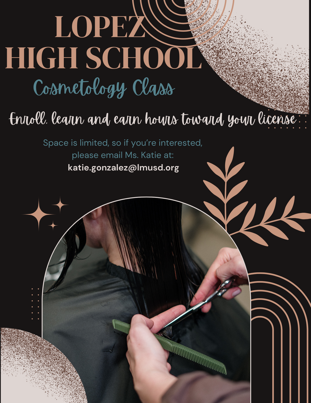 Lopez High School Cosmetology Opportunity