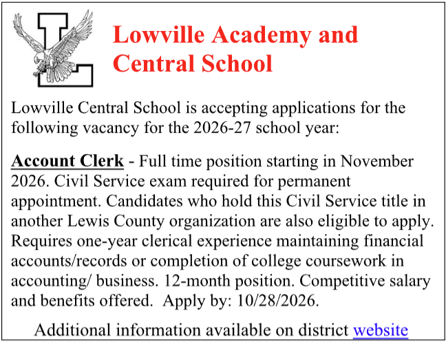 Employment Opportunities at LACS