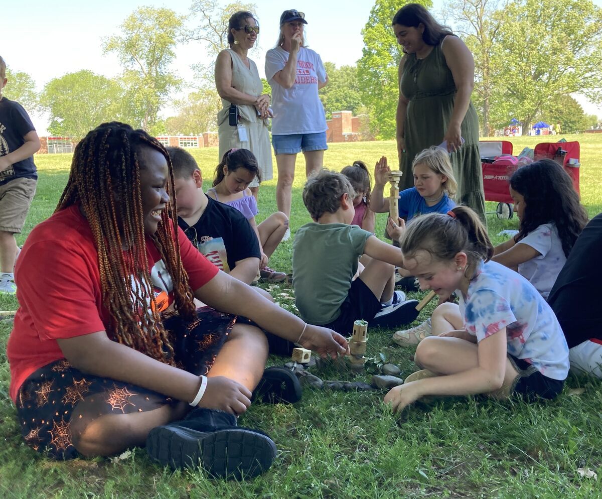 Mill Road students enjoy chalk, challenges, dancing on wellness day