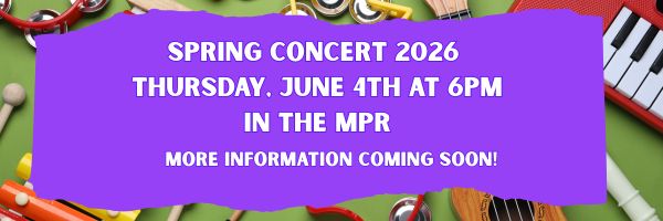 Spring Concert Announcement 