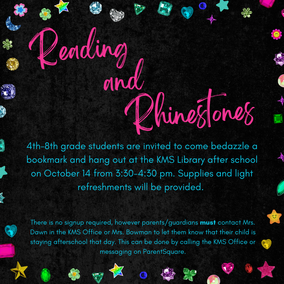 October Activities @KMS Library!