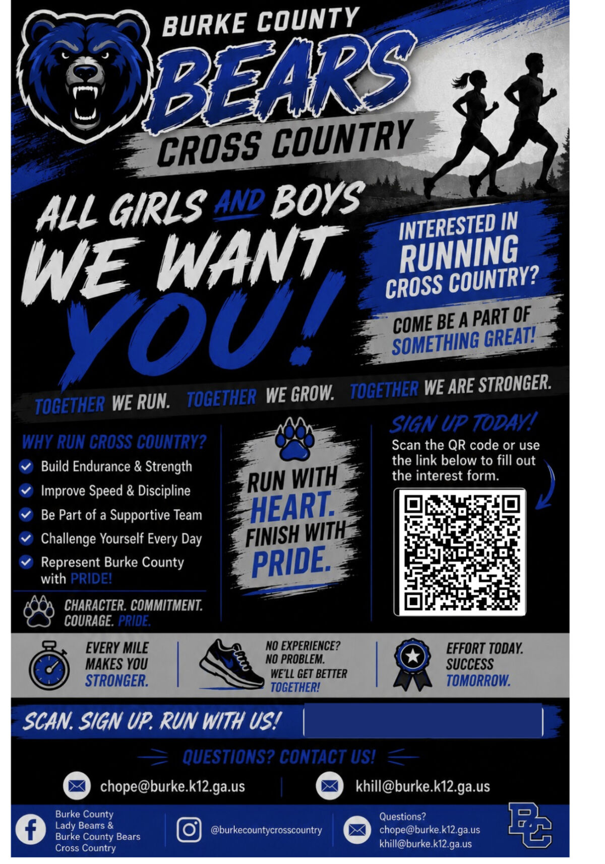 Cross Country Sign Up