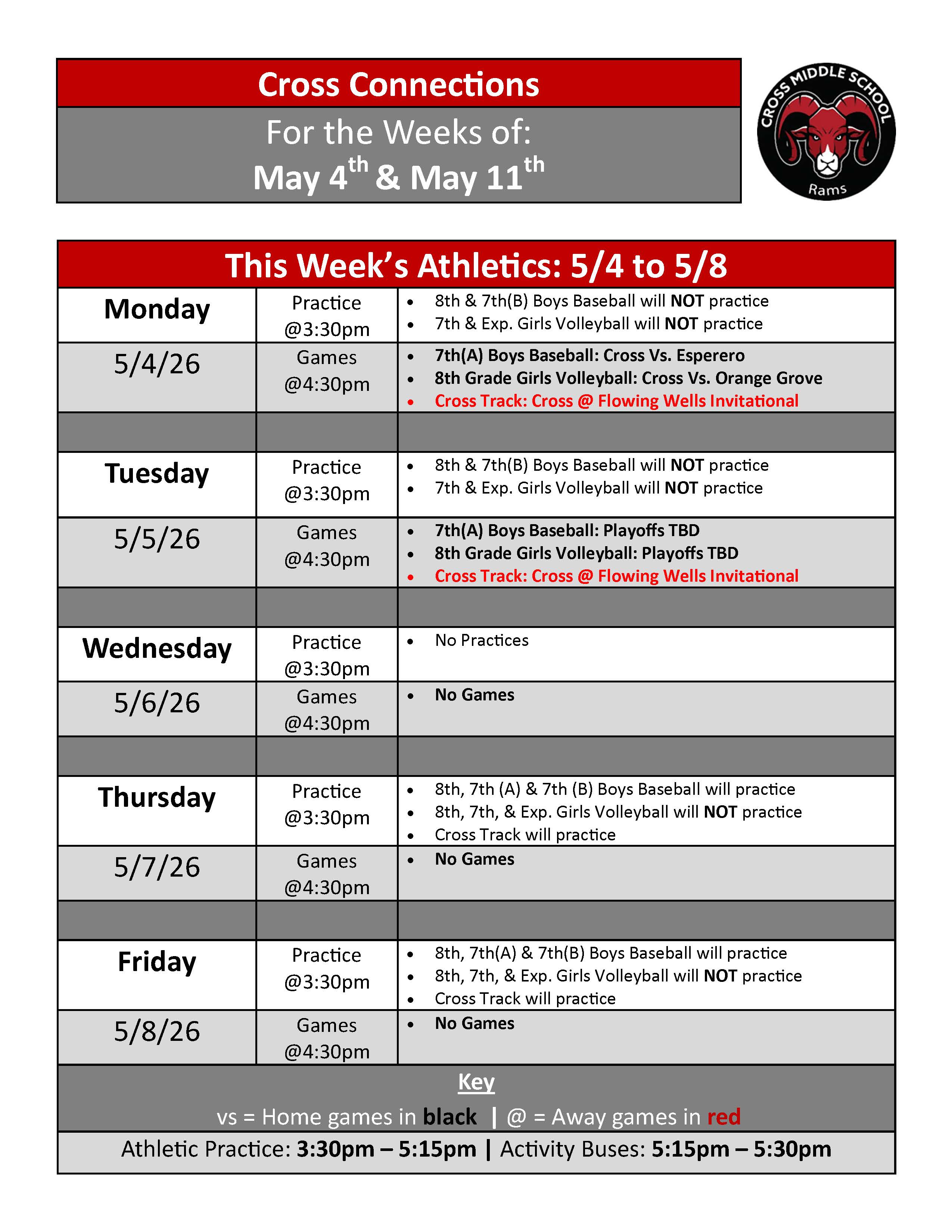 Cross Connections 5-4-26