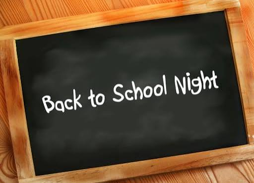 8th - 12th in H.S. Gym @ 6:00pm BACK TO SCHOOL NIGHT