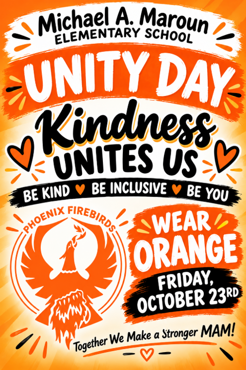 Unity Day! Wear your orange