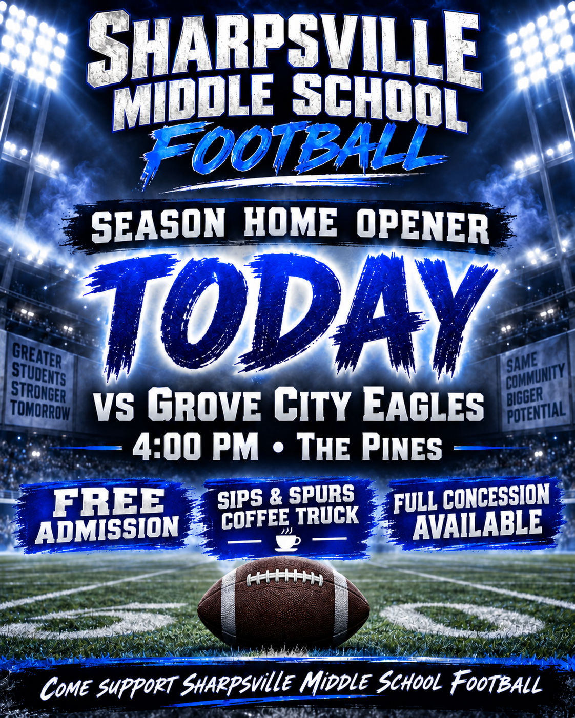 Sharpsville Middle School Football