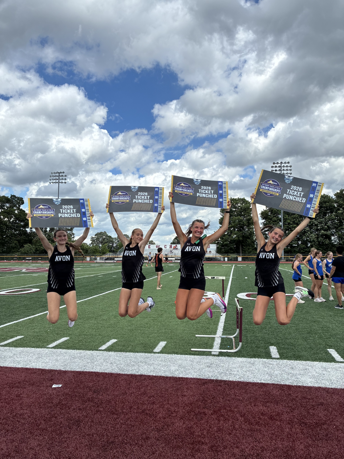 Girls 4x800 relay books ticket to state championship