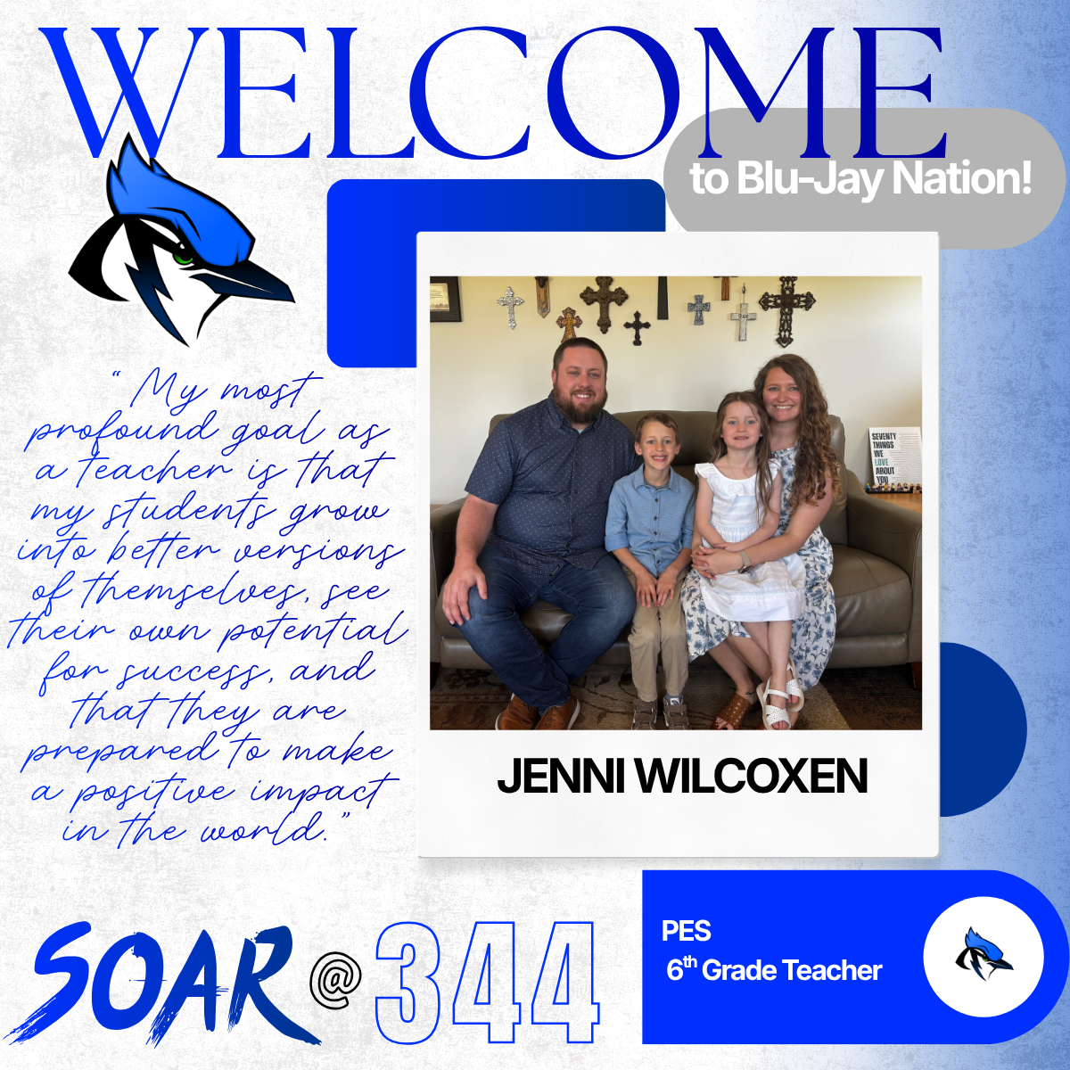 New Teacher @ PES--Mrs. Jenni Wilcoxen!