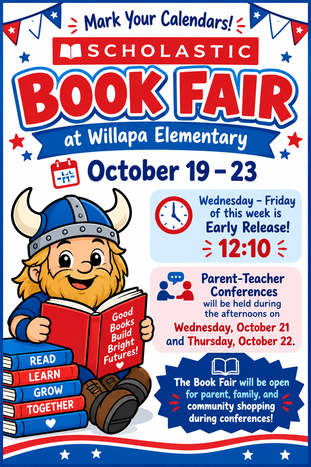 Conferences, Book Fair & Early Release Days