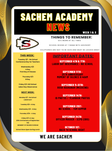 Academy News: Week 1&2