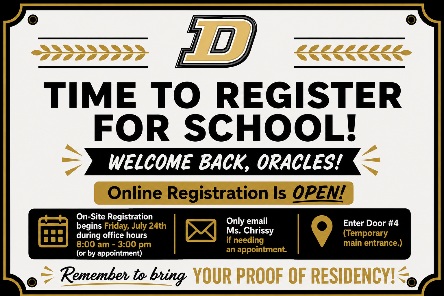 On-Site Registration