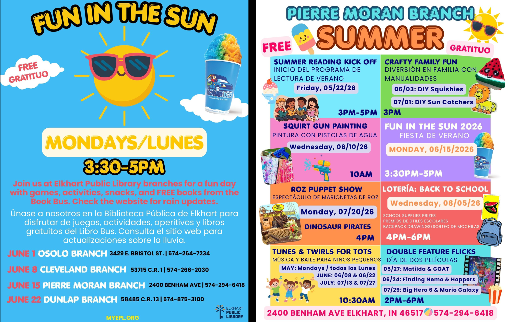 Elkhart Public Library: Free Summer Events!