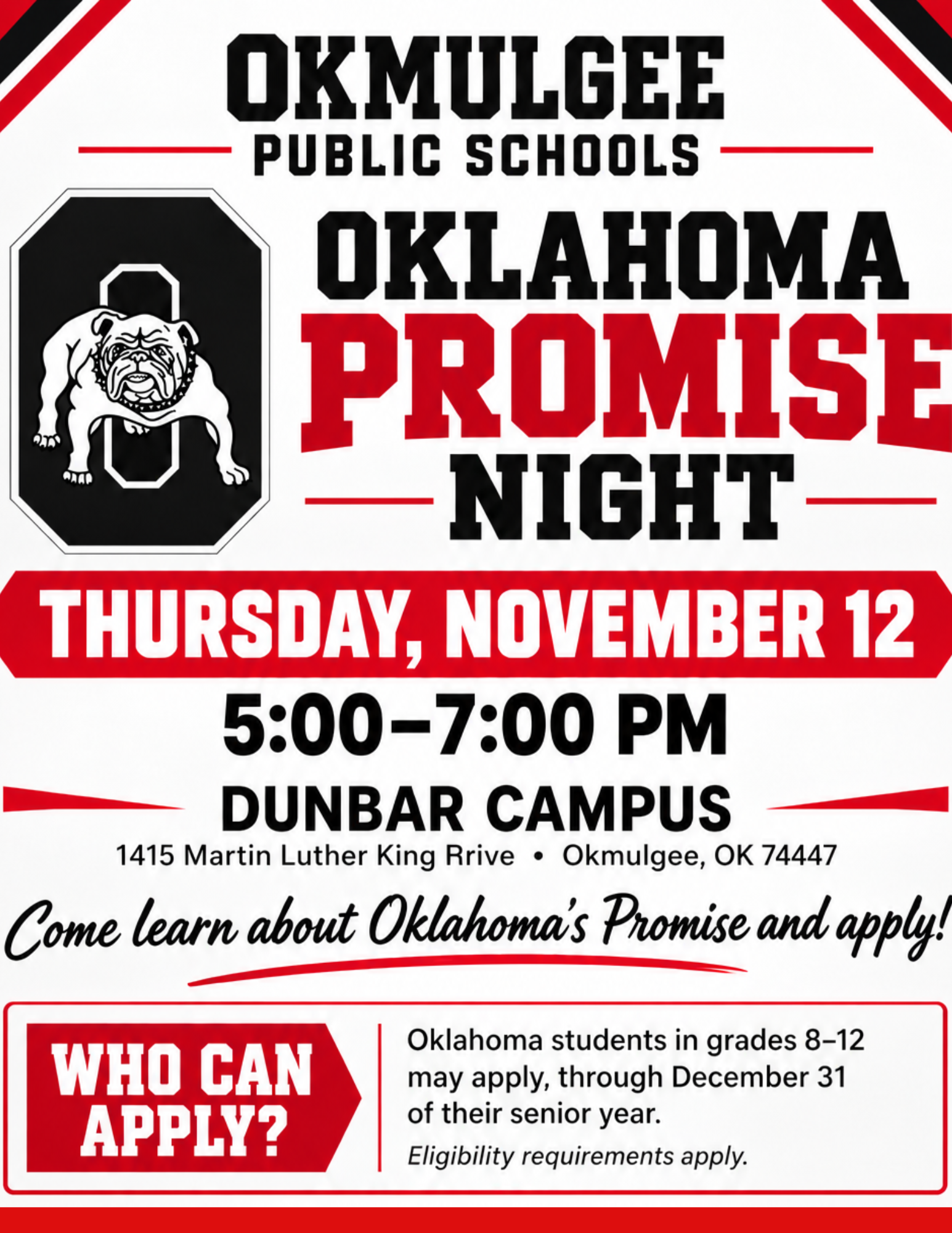 Oklahoma Promise Night - 11/12/2026
