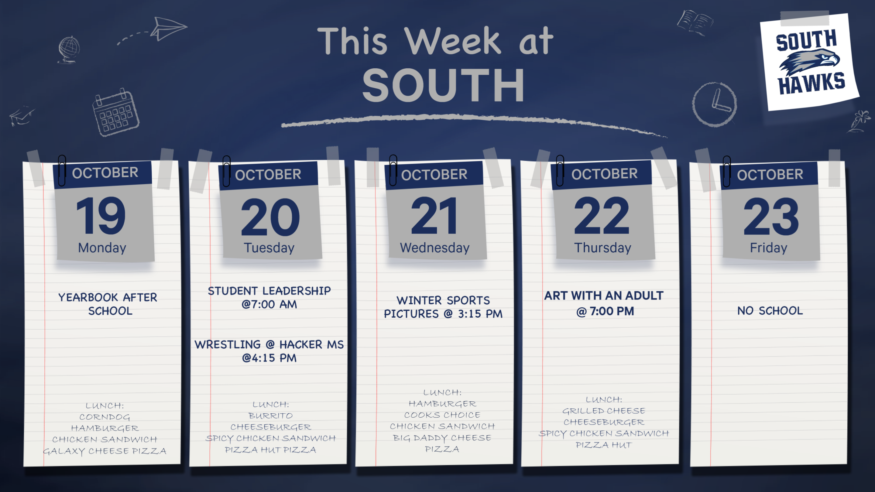  💙 THIS WEEK AT SOUTH! 💙