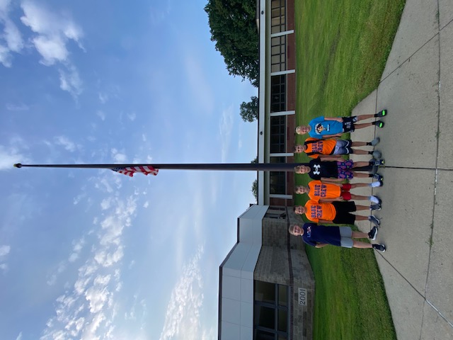 CUB SCOUT PACK 45 RAISING OLD GLORY