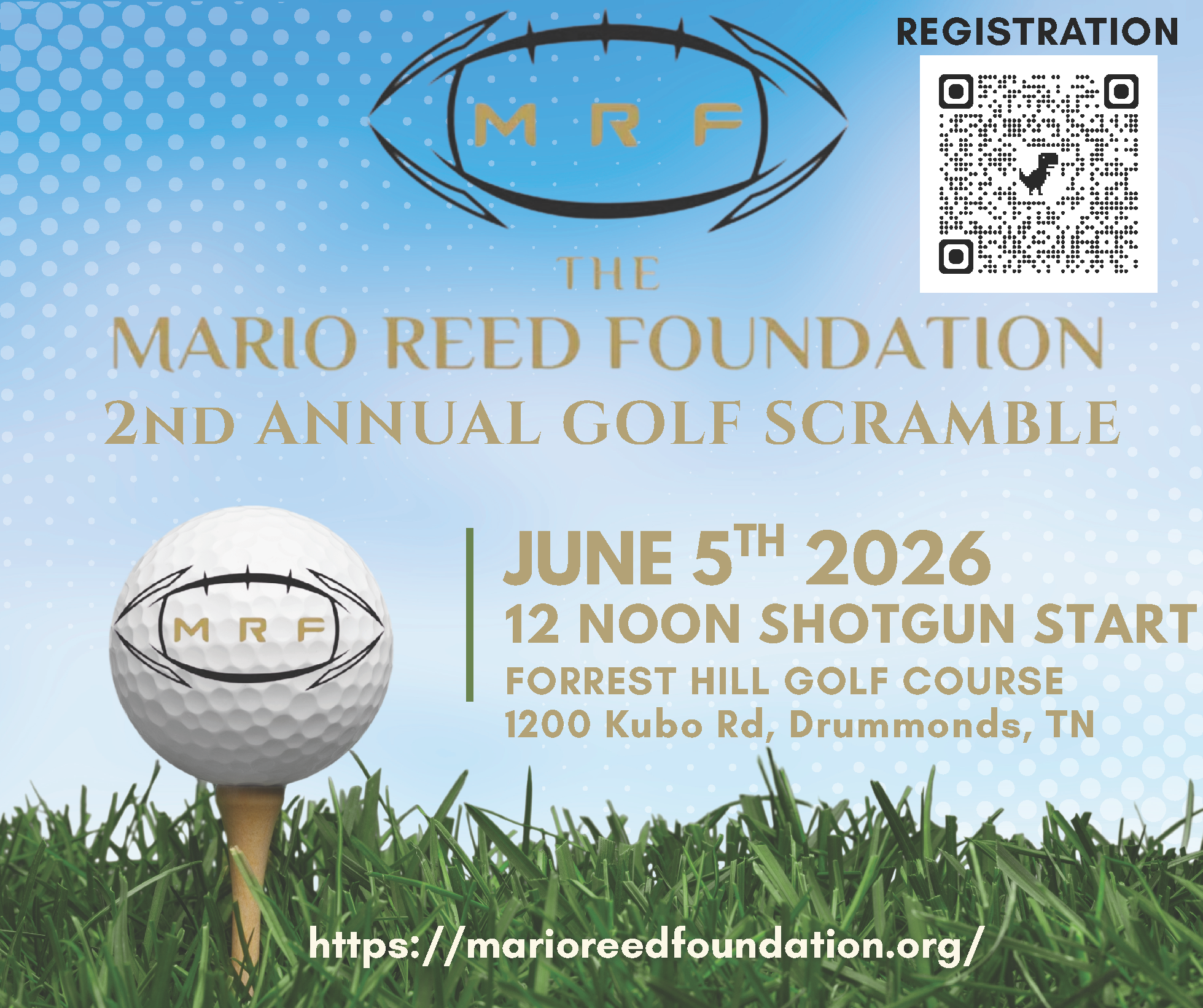 Mario Reed Foundation 2nd Annual Golf Scramble