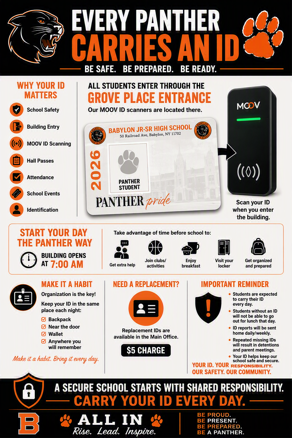 Student ID Card Information