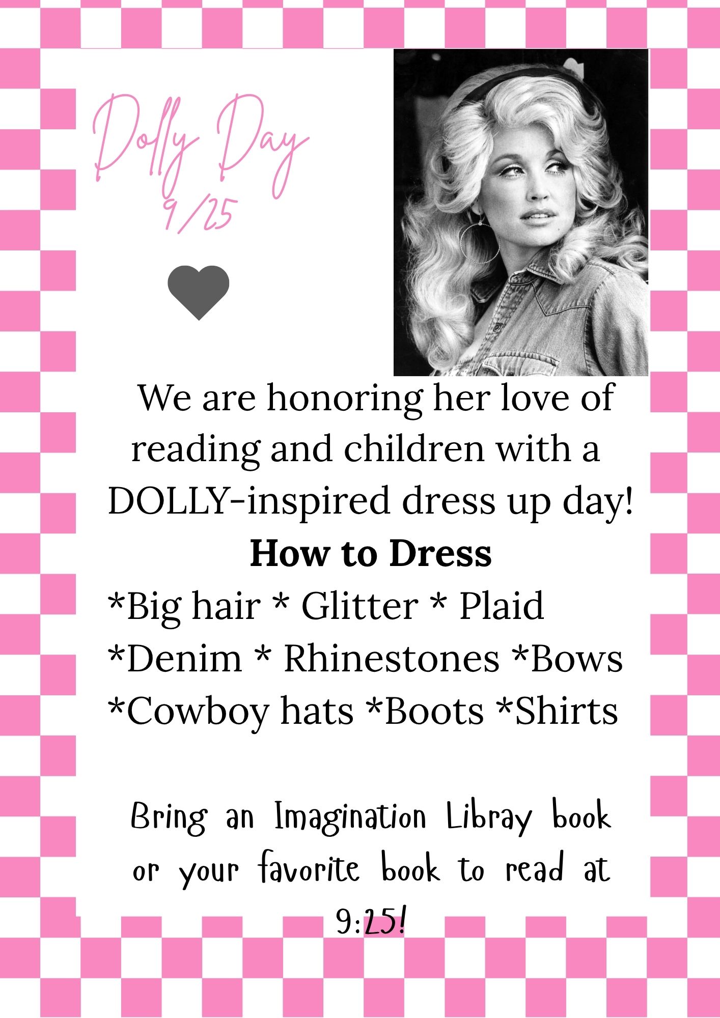 Dolly Parton Day-Friday, September 25th
