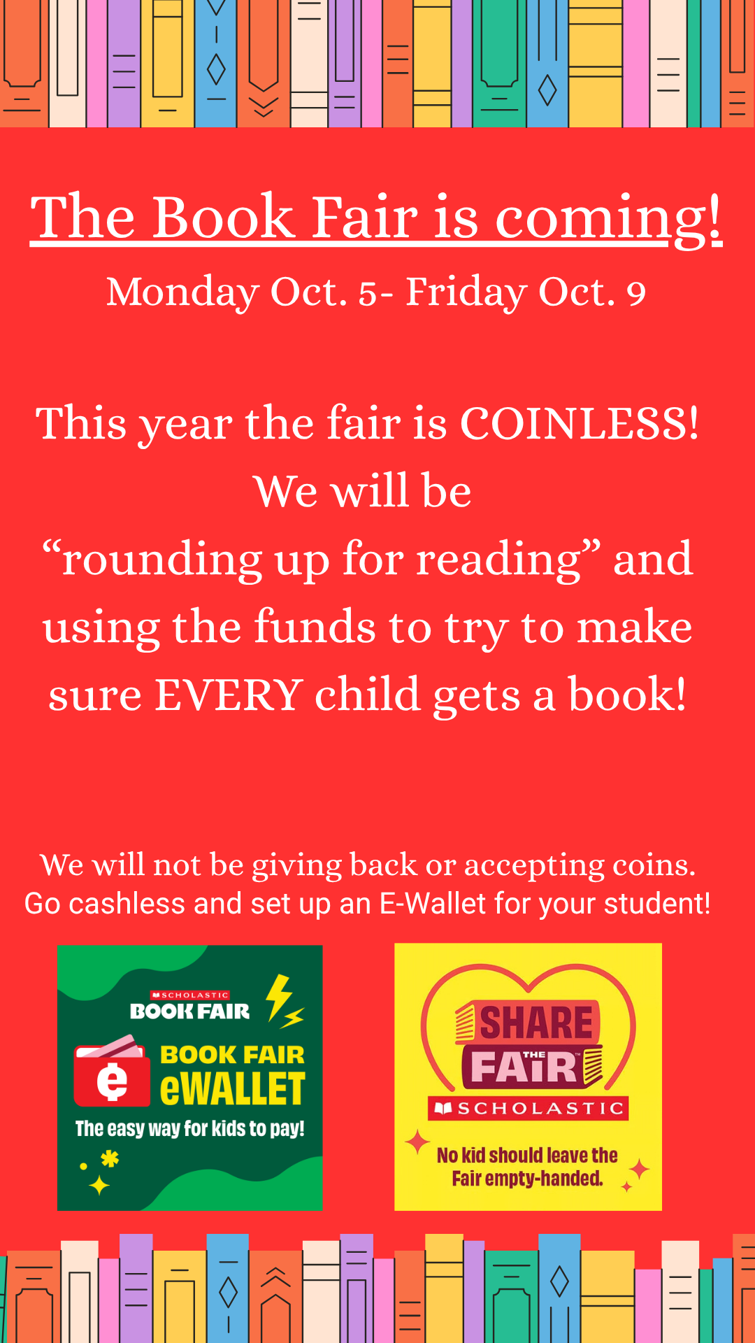 Book Fair Coming Soon 