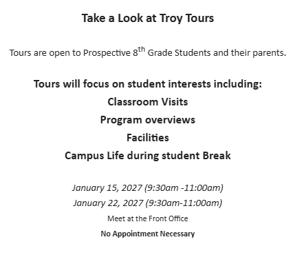 Take a Look at Troy Tours