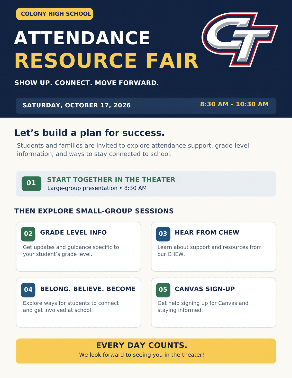 Attendance Resource Fair - October 17