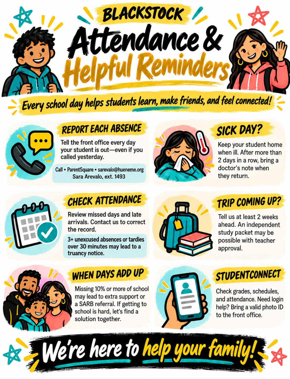 Attendance & Helpful Reminders