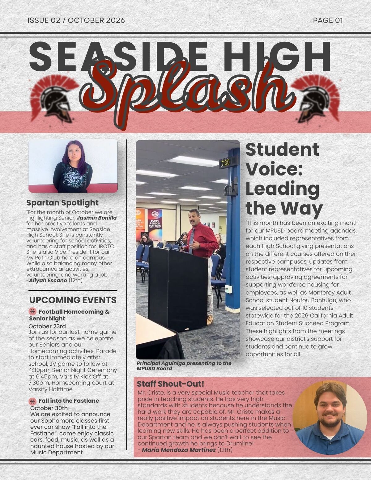 October -  Monthly Seaside High Splash
