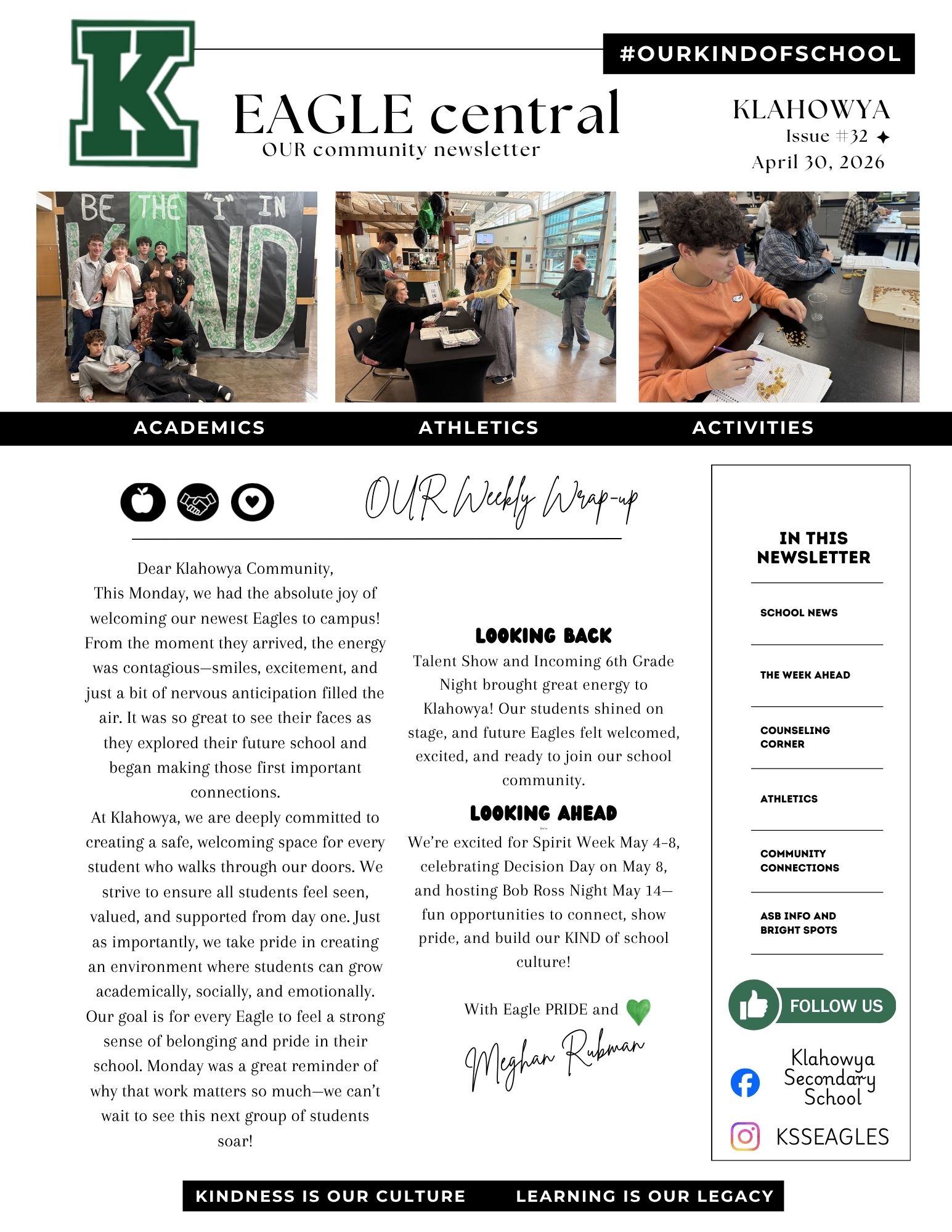The Eagle Central Community Newsletter Issue #32 